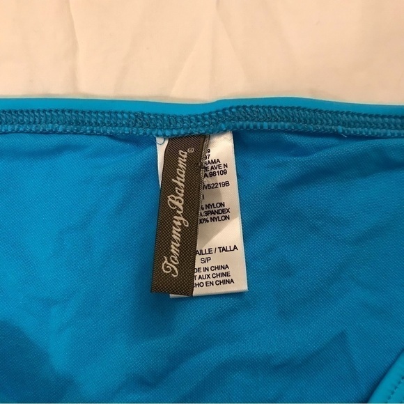 𝅺TOMMY Bahama bikini bottom. Island blue.  Women’s size small.  BNWT. - Picture 4 of 6